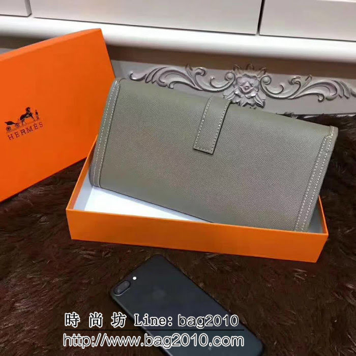 HERMES愛馬仕 四季百搭實用款 原版Epsom皮 Jige 女士手抓包 JD1124